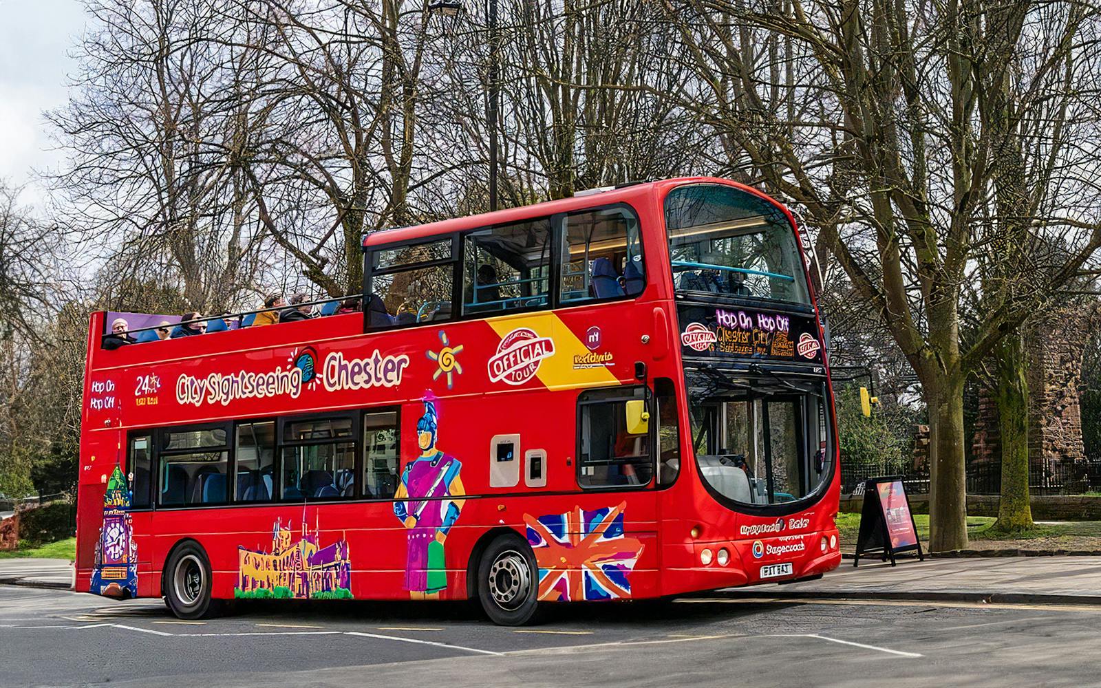 イギリス ロールチケット 4ロール　CHESTER CITY TRANSPORT Book City Sightseeing Chester Hop On Hop Off Tours